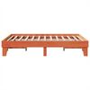 vidaXL Cama sem colchão 150x200 cm madeira pinho maciça castanho-mel