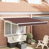 vidaXL Toldo retr&aacute;til manual 300x250 cm castanho