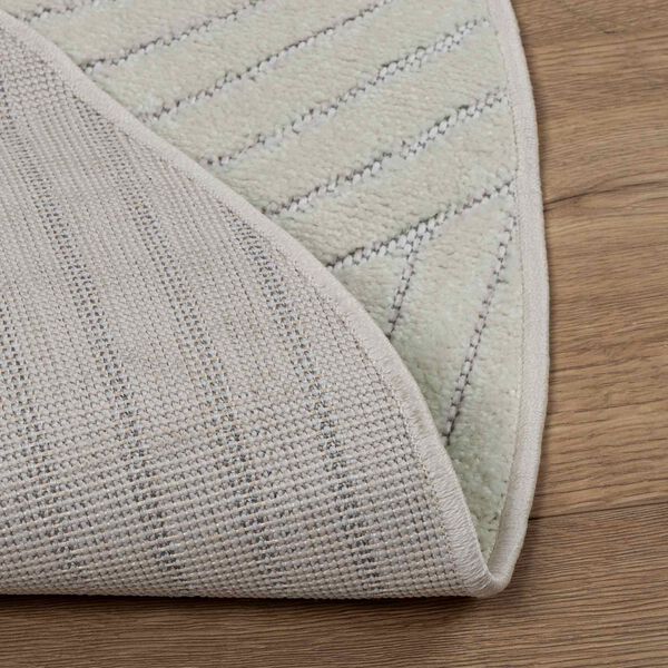 vidaXL Tapetes de &aacute;rea Redondo PALMERAS Verde &Oslash; 160 CM Poli&eacute;ster