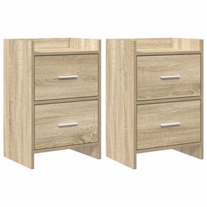 vidaXL Mesas de cabeceira 2 pcs Carvalho Sonoma 40 x 30 x 60 cm