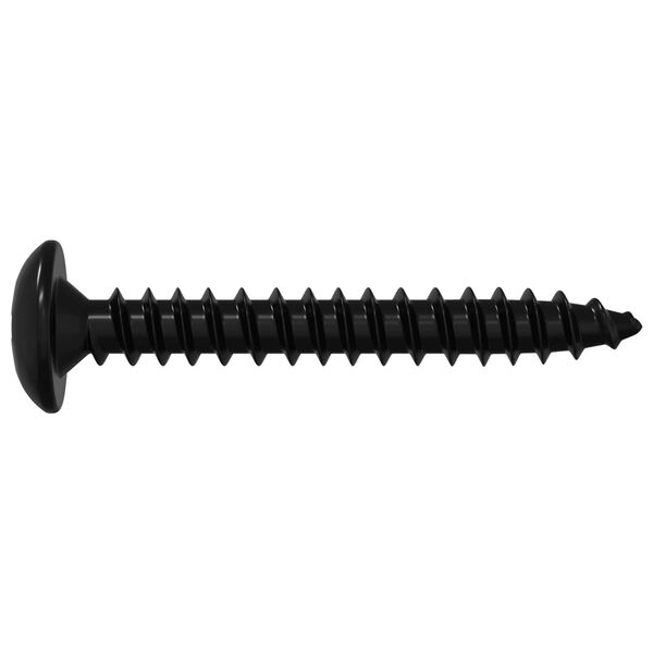 vidaXL Unha de Abertura 12 pcs Preto M4 x 28 mm A&ccedil;o