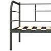 vidaXL Estrutura sof&aacute;-cama 90x200 cm metal cinzento