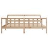 vidaXL Cama sem colch&atilde;o 180x200 cm madeira de pinho maci&ccedil;a