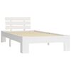 vidaXL Estrutura de cama 100x200 cm pinho maciço branco