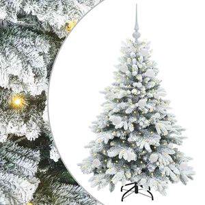 vidaXL &Aacute;rvore de Natal Artificial com 150 LEDs Branco 120 cm PE e PVC
