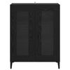 vidaXL Buffet Carvalho Preto 69,5 x 34 x 90 cm