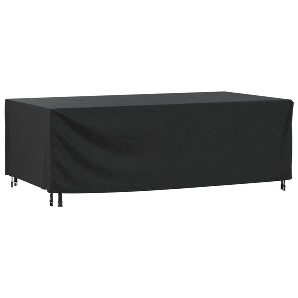 vidaXL Capa p/ mobili&aacute;rio jardim 229x113x73 cm imperme&aacute;vel 420D preto