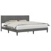 vidaXL Estrutura da Cama Cinzento-Escuro 183 x 213 cm Veludo