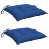 vidaXL Almofad&otilde;es de cadeira 2 pcs 50x50x7 cm tecido oxford azul