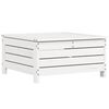 vidaXL 10 pcs conjunto sofás de jardim madeira de pinho maciço branco