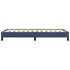 vidaXL Estrutura de cama sem colch&atilde;o 90x200 cm tecido azul