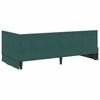 vidaXL Estrutura de Cama de Canto Verde Escuro 90 cm x 200 cm Veludo