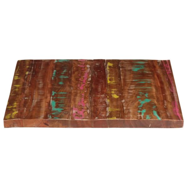 vidaXL Tampo de mesa retangular 100x80x3,8cm madeira recuperada maci&ccedil;a