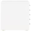 vidaXL Arm&aacute;rio de arquivo com 5 gavetas metal 28x35x35 cm branco