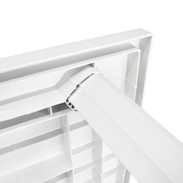 vidaXL Mesa de jardim 126x76x72 cm plástico branco