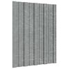 vidaXL Painel de telhado 36 pcs Prateado 60 x 45 cm A&ccedil;o galvanizado