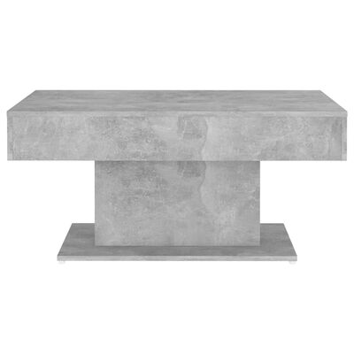 vidaXL Mesa de centro 96x50x45 cm contraplacado cinzento cimento