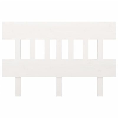 vidaXL Cabeceira de cama 153,5x3x81 cm pinho maciço branco