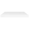 vidaXL Prateleiras para estante 4 pcs 40x20x1,5cm contraplacado branco