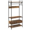 vidaXL Guarda-roupa com gaveta Madeira antiga 89 x 39 x 184.5 cm