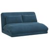 vidaXL Cadeira de ch&atilde;o ajust&aacute;vel Azul Veludo