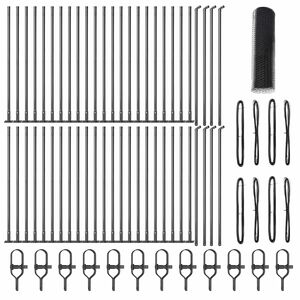 vidaXL Poste de Cerca Cinzento