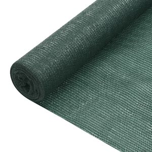 vidaXL Rede de oculta&ccedil;&atilde;o para privacidade PEAD 75 g/m&sup2; 1x50 m verde
