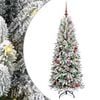 vidaXL &Aacute;rvore de Natal Artificial Branco 150 cm