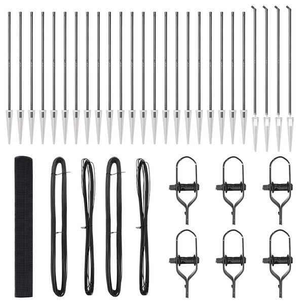 vidaXL Poste de Cerca Cinzeto 50 x 1,4 m (rolo de malha de 19 x 19 mm)