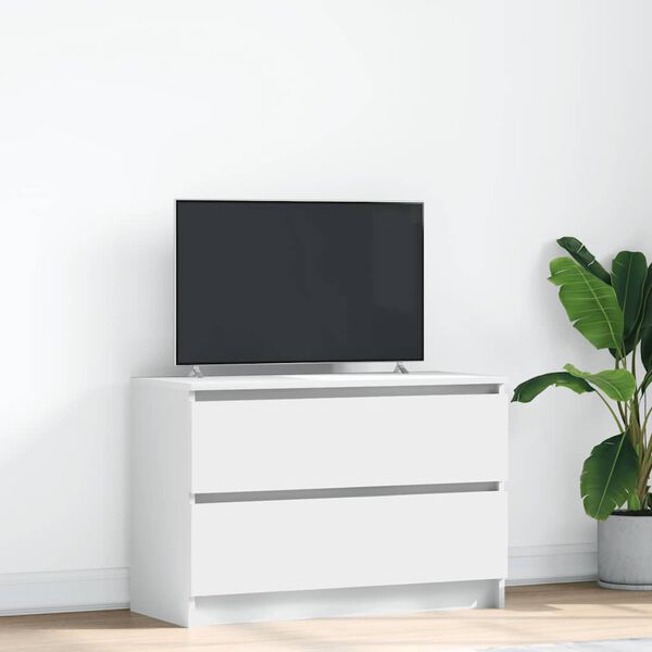 vidaXL M&oacute;vel de TV 80x35x54 cm derivados de madeira branco