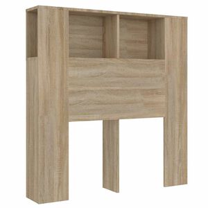 vidaXL Arm&aacute;rio de cabeceira 100x18,5x102,5 cm carvalho sonoma