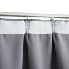vidaXL Cortinas blackout com ganchos 2 pcs 140x225 cm cinzento