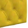 vidaXL Cabeceira Suspensa Amarelo 170 x 55 x 7 cm Veludo