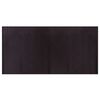 vidaXL Tapete retangular 100x200 cm bambu castanho-escuro