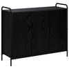 vidaXL Buffet Carvalho Preto 97 x 33 x 81 cm Derivados de Madeira