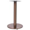vidaXL Perna para mesa de bistr&ocirc; &Oslash;45x72 cm a&ccedil;o inoxid&aacute;vel dourado