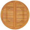 vidaXL Mesa de jardim &Oslash;110x75 cm madeira de ac&aacute;cia maci&ccedil;a