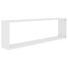 vidaXL Prateleiras parede forma cubo 4pcs deriv. madeira 100x15x30 cm