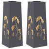 vidaXL Luz Solar LED de Caminho 2 unid. Branco quente 18 x 18 x 50 cm
