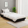 vidaXL Estrutura de cama 90x200 cm madeira maci&ccedil;a preto