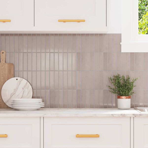 vidaXL Azulejo Retangular 10 pcs Bege Caf&eacute; 29 x 23 x 0,08 cm