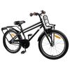 vidaXL Bicicleta Infantil 20 Polegadas para 6-11 Anos Preto