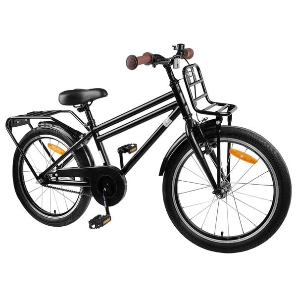 vidaXL Bicicleta Infantil 20 Polegadas para 6-11 Anos Preto