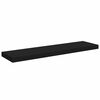 vidaXL Prateleiras parede suspensas 4 pcs 90x23,5x3,8cm MDF preto