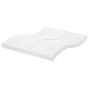 vidaXL Colch&atilde;o de espuma 200x210 cm 7 zonas dureza 20 ILD branco
