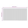 vidaXL Tapete retangular 100x200 cm bambu preto
