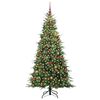 vidaXL &Aacute;rvore de Natal Articulada Artificial Verde 210 cm PE e PVC