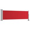 vidaXL Toldo lateral retr&aacute;til para p&aacute;tio 80x300 cm vermelho