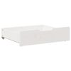 vidaXL Gavetas para cama 2 pcs 75x55x17 cm pinho maci&ccedil;o branco
