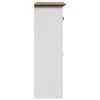 vidaXL Armário de casa de banho BODO 44x30x90 cm branco e castanho